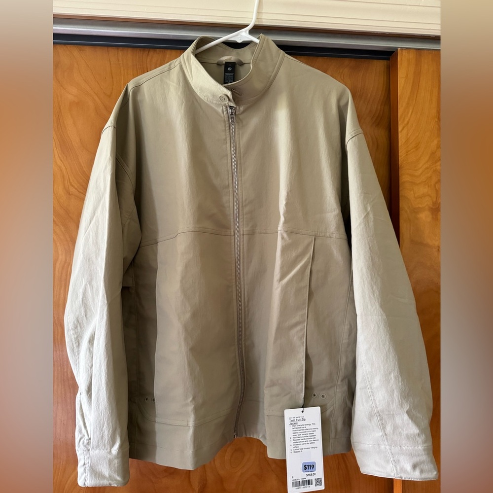 Lululemon Twill Full Zip Men’s Jacket Large